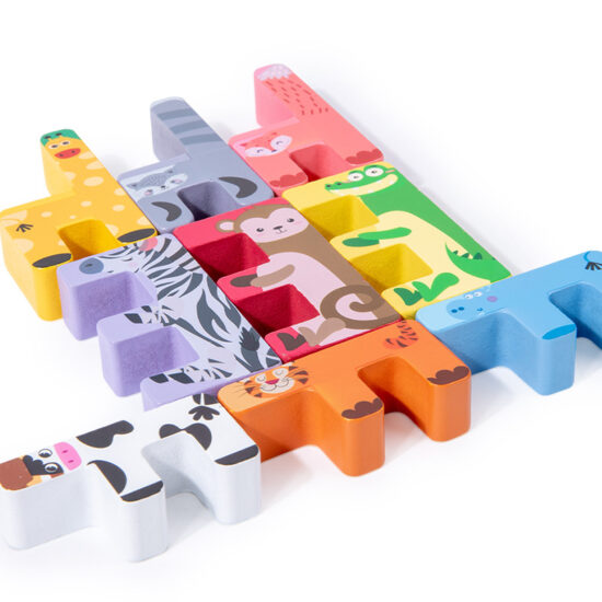 Animal Wooden Balancing Blocks for Kids