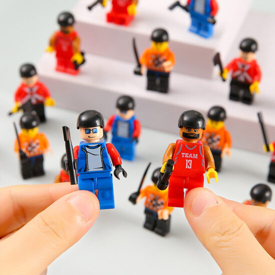 Compatible mini city building block figures for kids