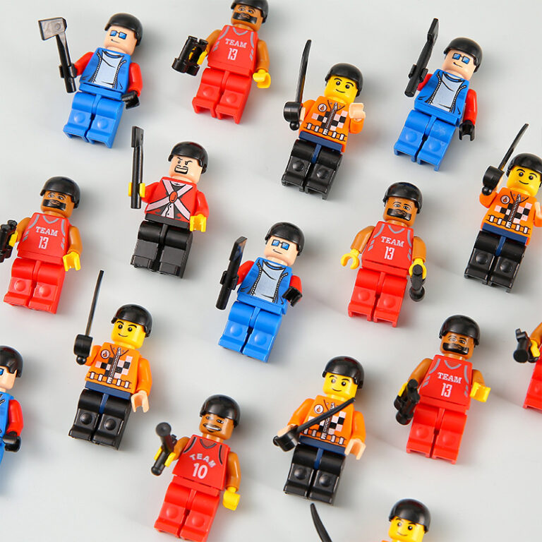 Compatible mini city building block figures for kids