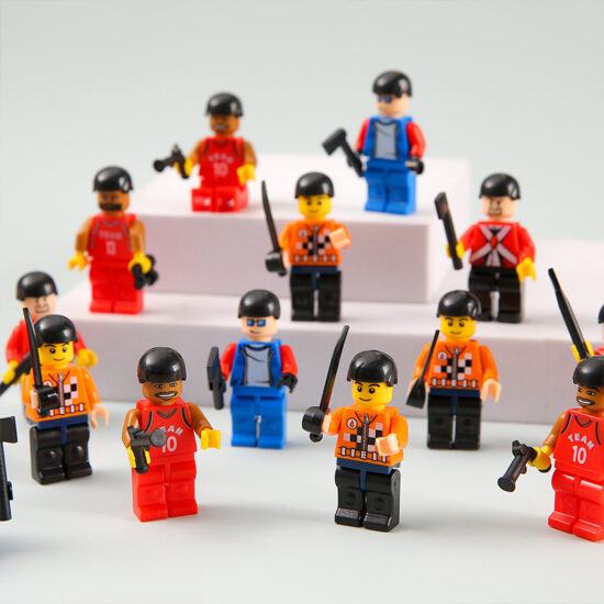 Compatible mini city building block figures for kids