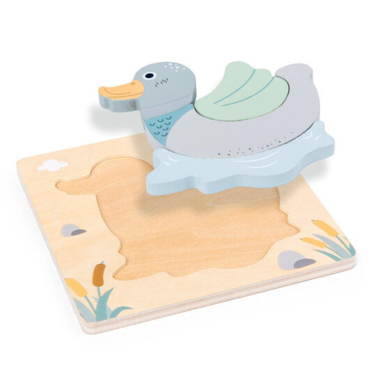 3D cartoon wooden puzzle educational toy for kids
