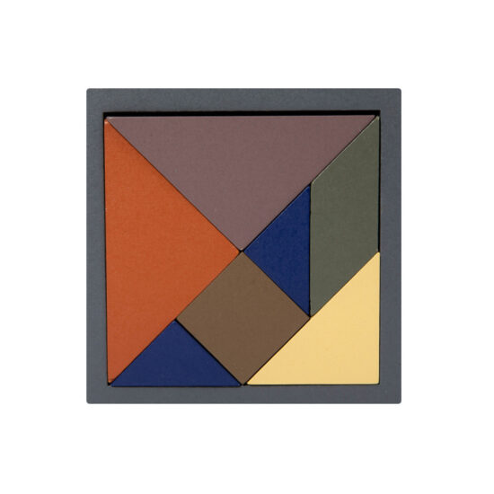 3D wooden hexagon tangram puzzle toy for kids and adults
