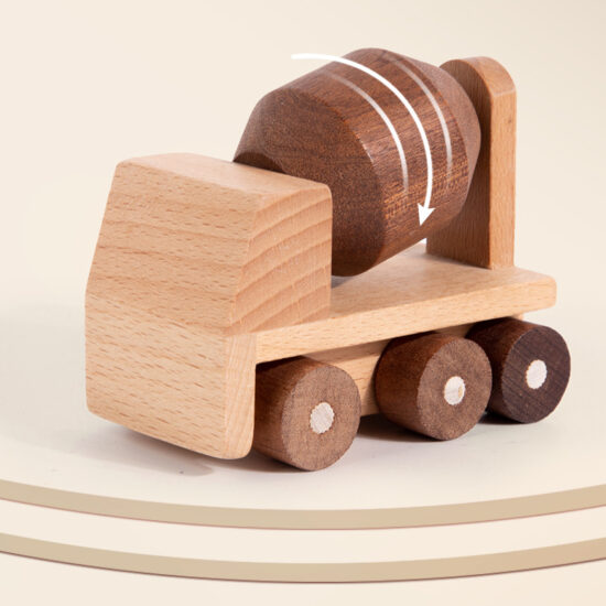Wooden Construction Toy Truck for Kids