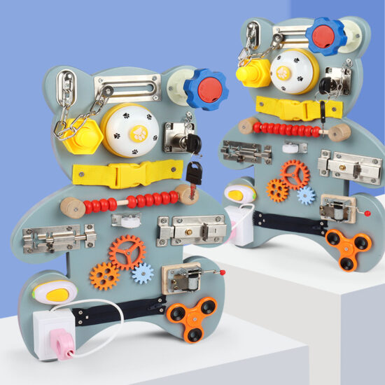 Wooden geometric shape matching toy for kids