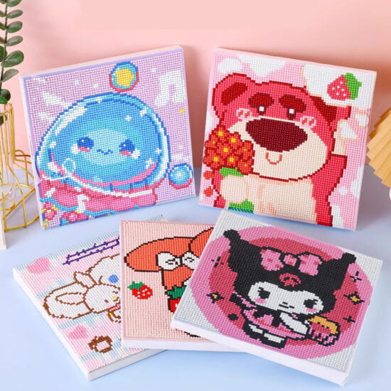 Cartoon diamond painting craft toy for children