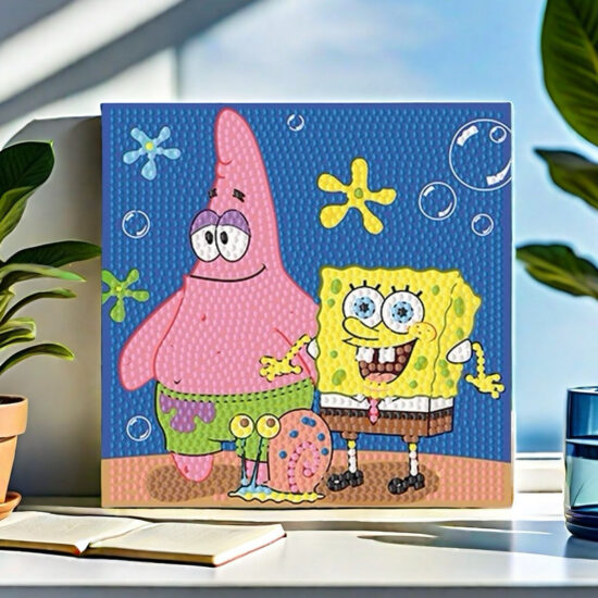 Cartoon diamond painting craft toy for children
