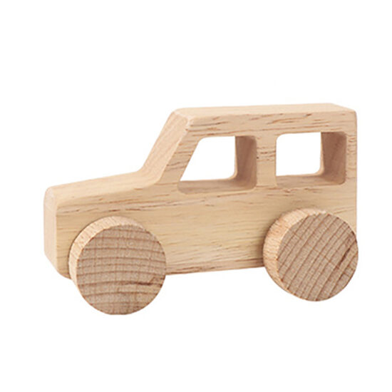 Wooden Montessori push car toy set for toddlers