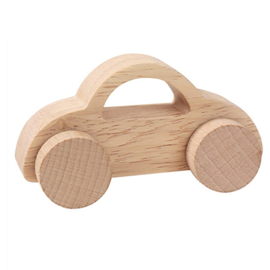 Wooden Montessori push car toy set for toddlers