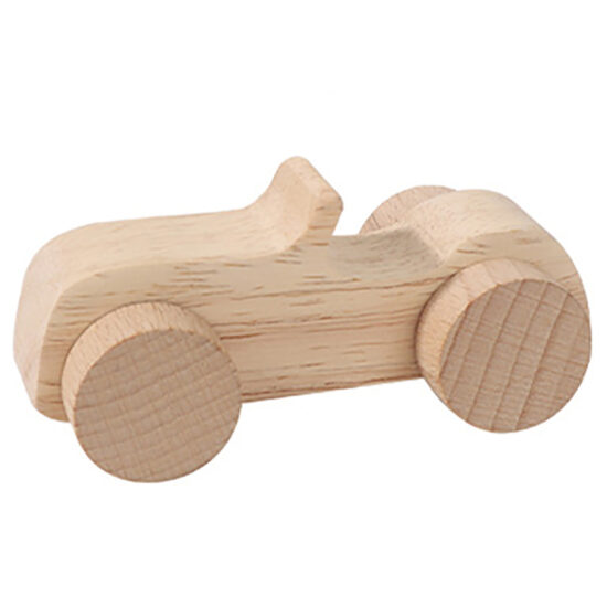 Wooden Montessori push car toy set for toddlers