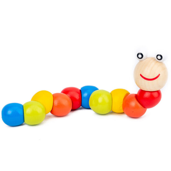 3-in-1 wooden xylophone toy with clock and bead maze for toddlers