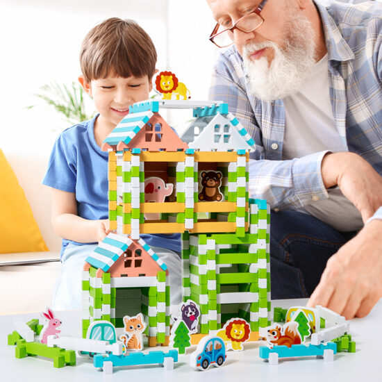 Montessori Wooden Joinery Dollhouse Toy