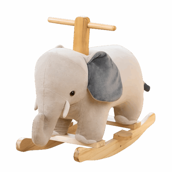 Wooden rocking horse toy for kids aged 2–6