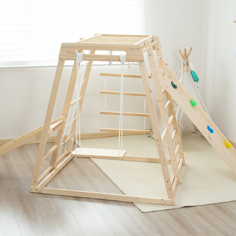 Montessori Wooden Climbing Set for Toddlers