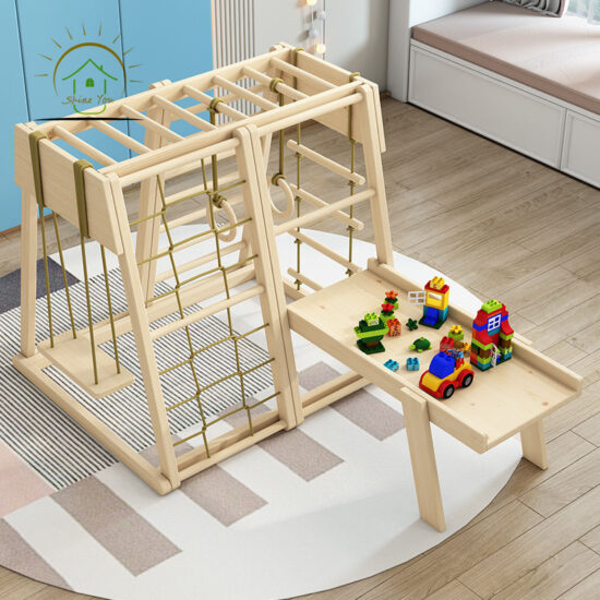 Montessori Wooden Climbing Toy Set for Kids