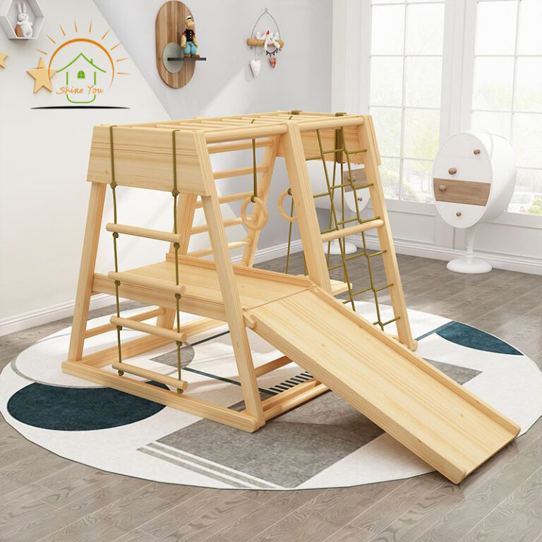 Montessori Wooden Climbing Toy Set for Kids