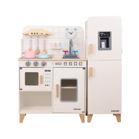 Wooden Japanese kitchen playset for boys and girls