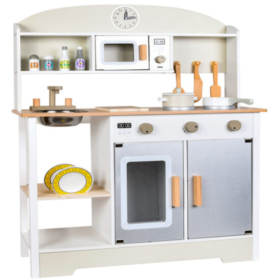 Wooden Japanese kitchen playset for boys and girls