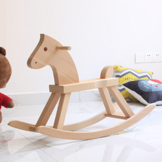 Krishna wooden Trojan rocking horse for toddlers