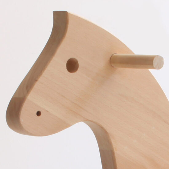Krishna wooden Trojan rocking horse for toddlers