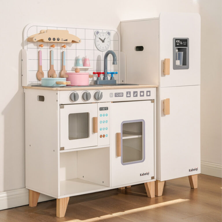 Wooden Pretend Cooking Kitchen Toy for Kids