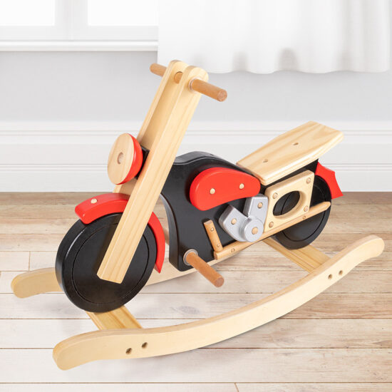 Wooden Rocking Motorcycle Toy for Babies