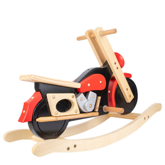 Wooden Rocking Motorcycle Toy for Babies