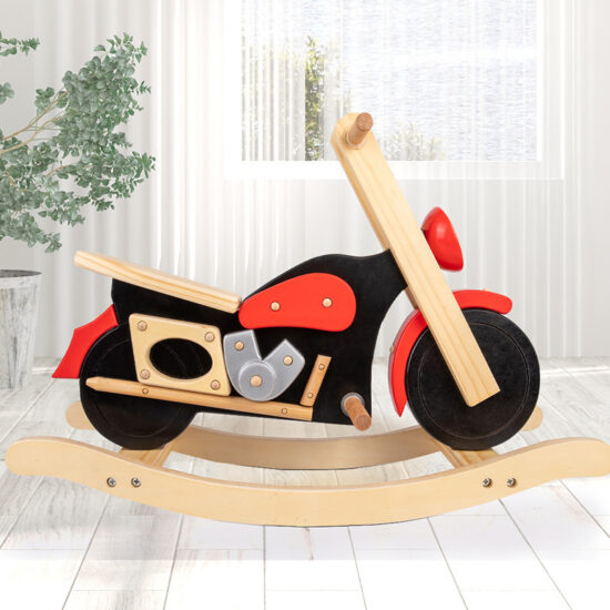 Wooden Rocking Motorcycle Toy for Babies