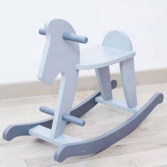 Wooden rocking horse toy for toddlers