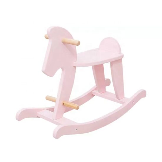 Wooden rocking horse toy for toddlers