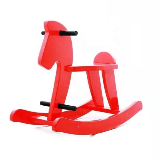 Wooden rocking horse toy for toddlers