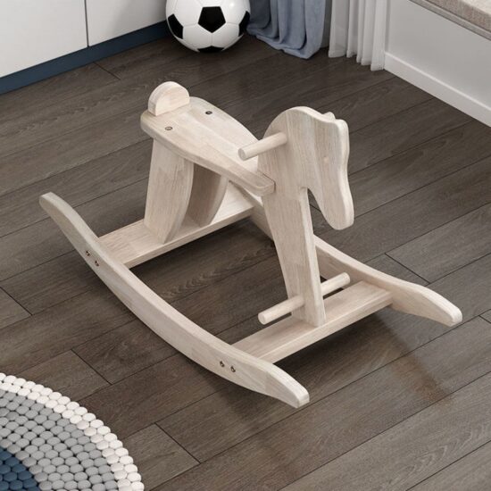 Wooden Rocking Horse for 1-Year-Olds