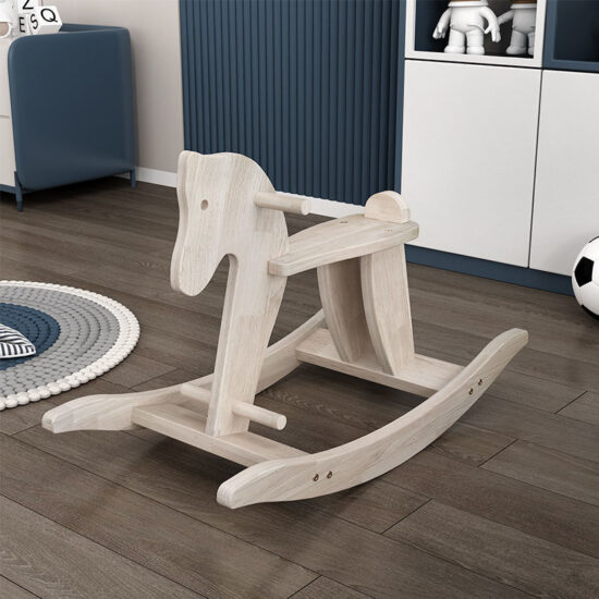 Wooden Rocking Horse for 1-Year-Olds