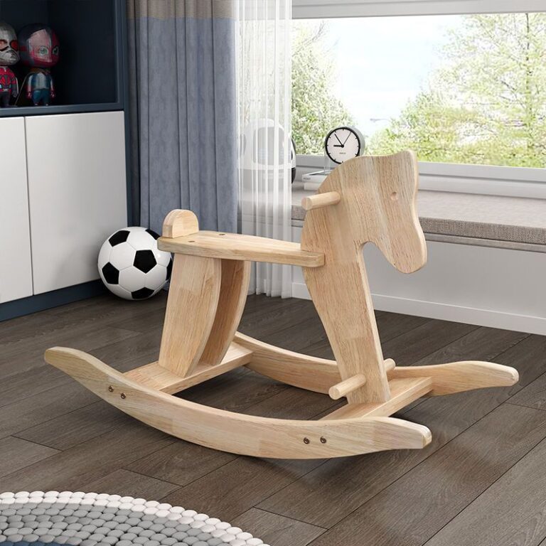 Wooden Rocking Horse for 1-Year-Olds