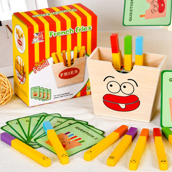 Kids Wooden Pretend Food Set with Burger and Sandwich