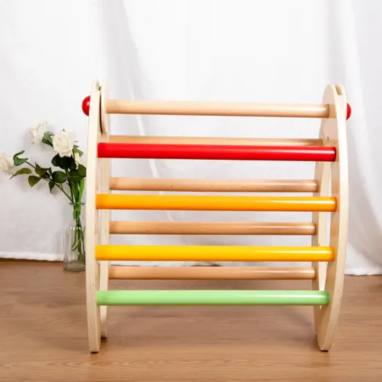 Foldable Wooden Climbing Frame for Toddlers