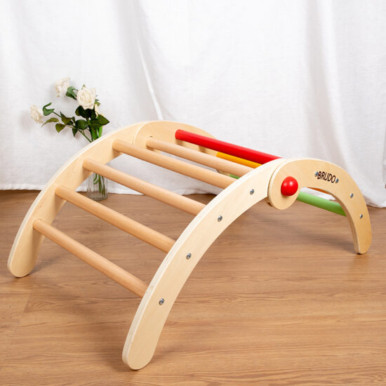 Foldable Wooden Climbing Frame for Toddlers