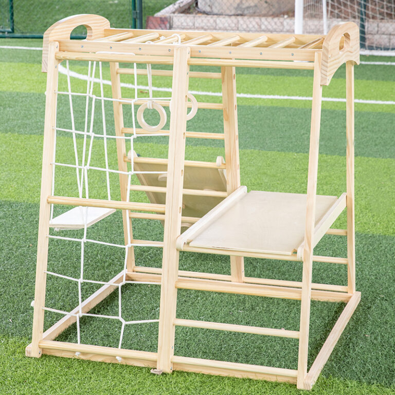 Montessori Wooden Climber Playset for Kids
