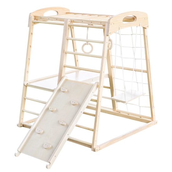 Montessori Wooden Climber Playset for Kids
